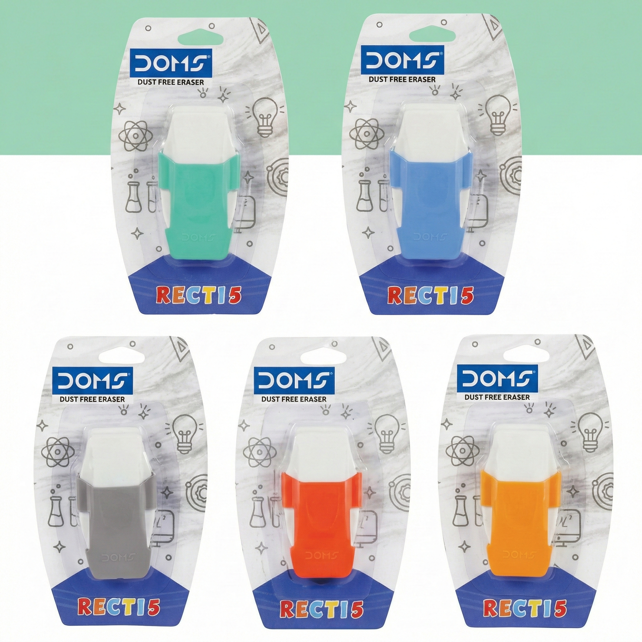 DOMS RECTI 5 DUST FREE ERASER