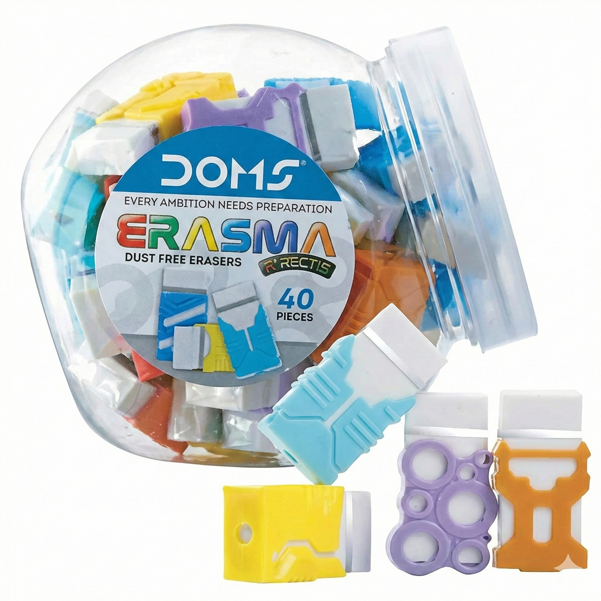 DOMS ERASMA ERASER 40 PCS JAR