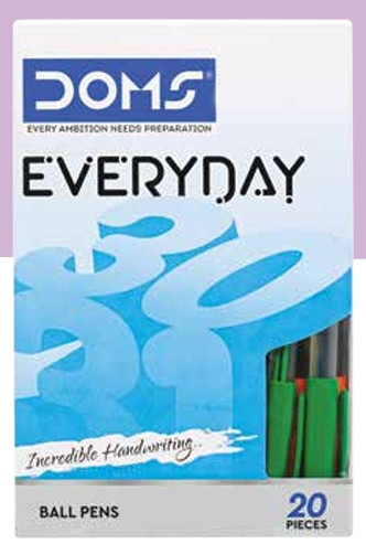DOMS DF EVERYDAY BLUE PEN 20 PCS BOX