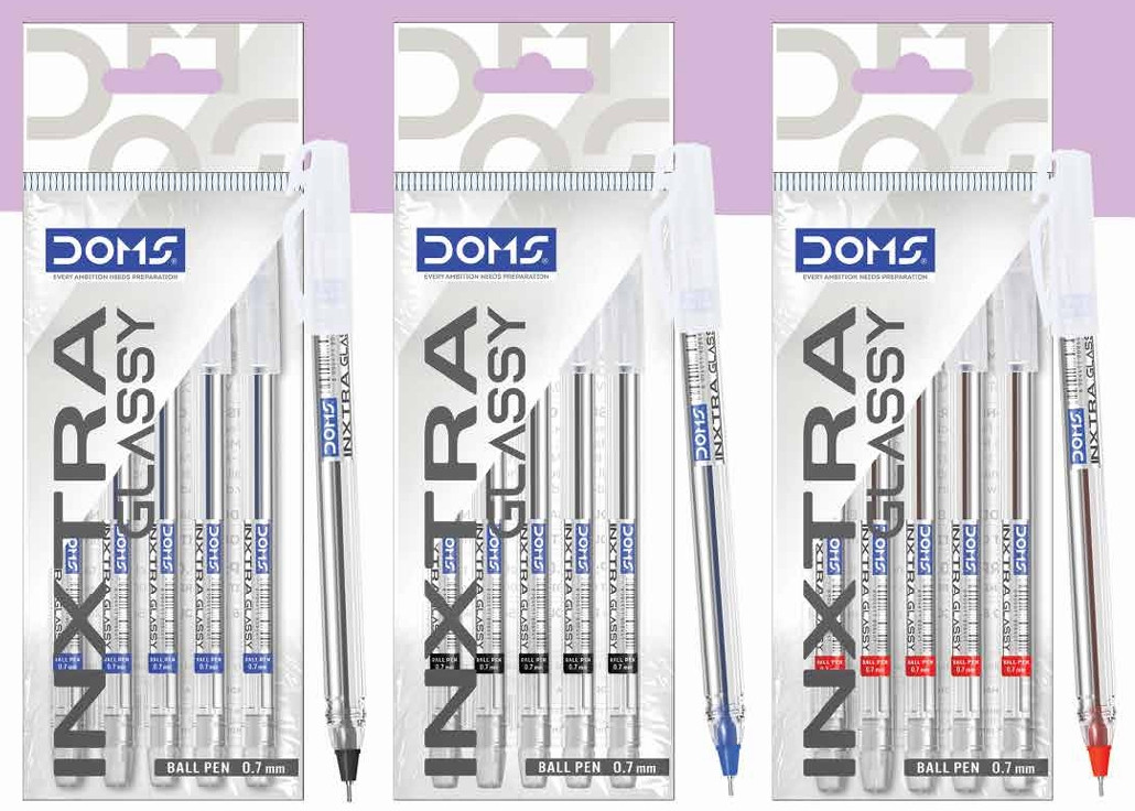 DOMS INXTRA GLASSY BALL PEN