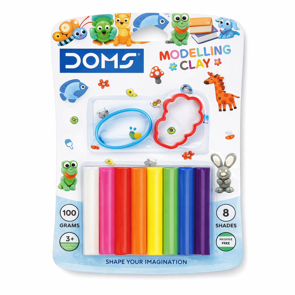 DOMS MODELLING CLAY 8 SHADES