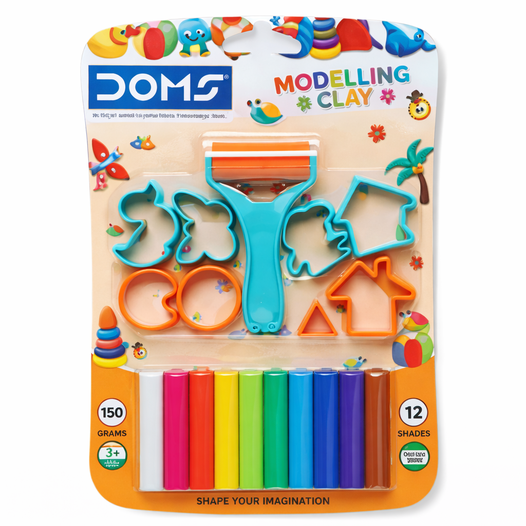 DOMS MODELLING CLAY 12 SHADES