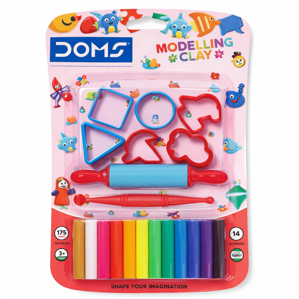 DOMS MODELLING CLAY 14 SHADES