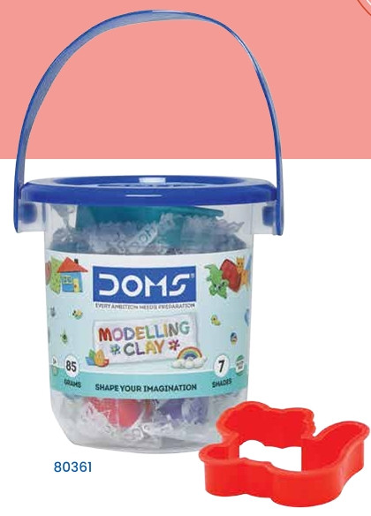 DOMS MODELLING CLAY 7 SHADES (85 GM) DOLL