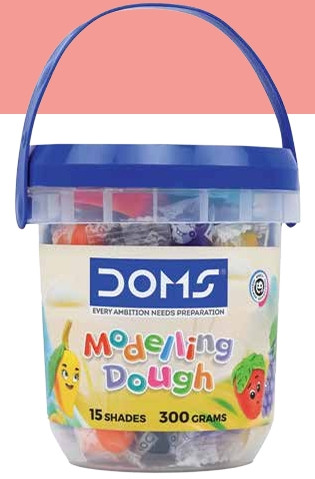 DOMS MODELLING DOUGH 15 SHADES(300 GM) DOLL