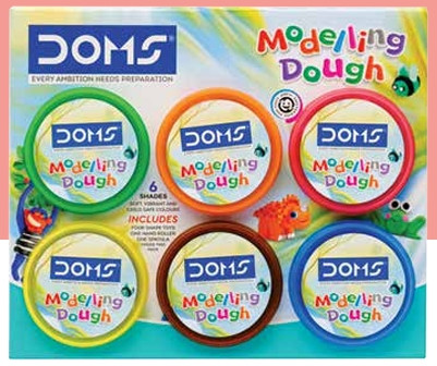 DOMS MODELLING DOUGH 6 SHADES(150 GM)