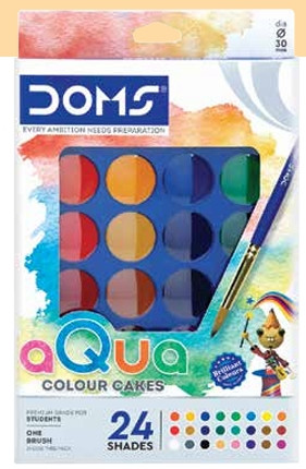 DOMS AQUA WCC 24 SHADES 30 MM