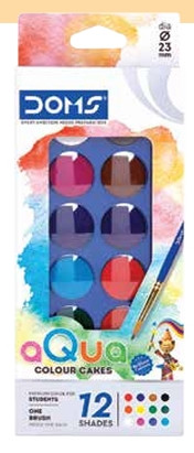 DOMS AQUA WCC 12 SHADES 23 MM