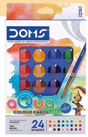 DOMS AQUA WCC 24 SHADES 23 MM