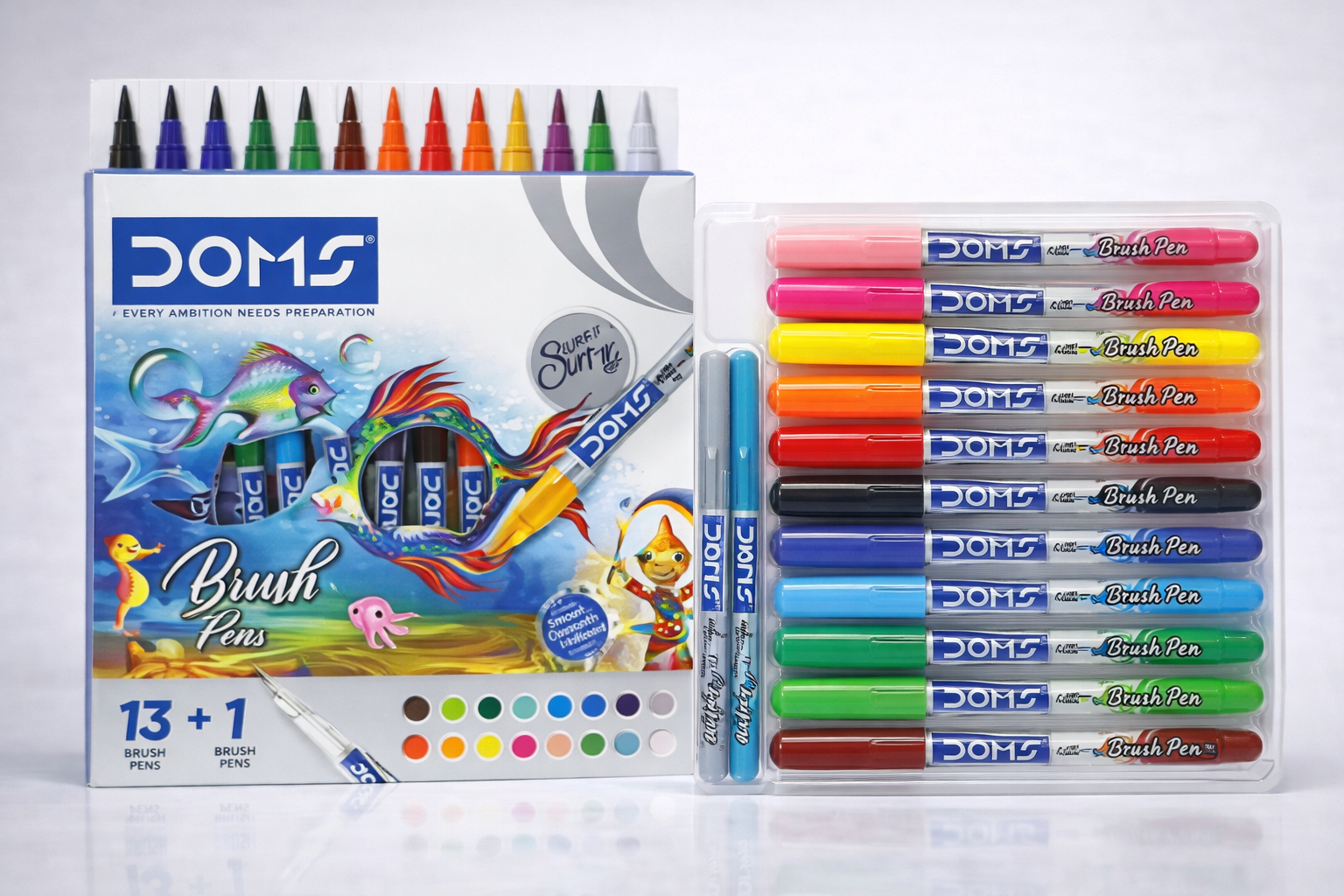 DOMS BRUSH PEN 13 + 1(14) SHADES