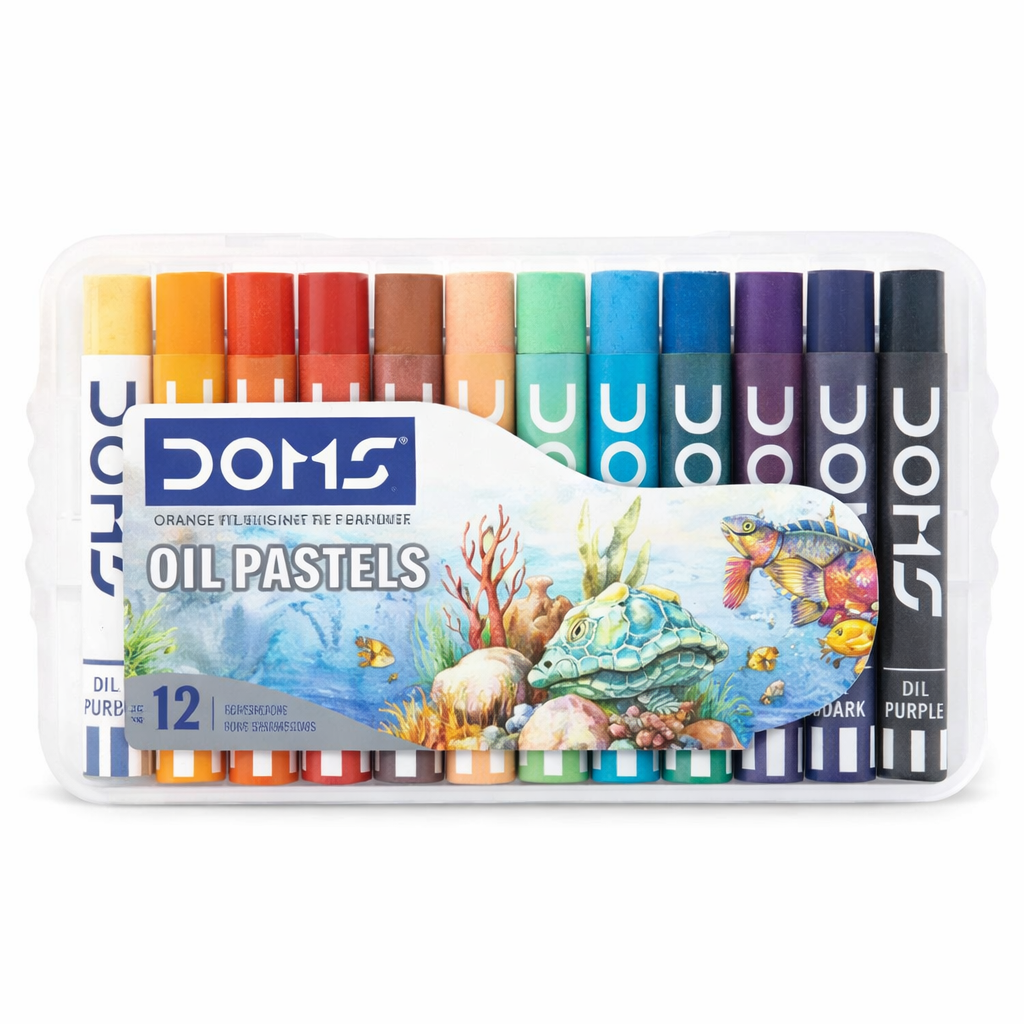 DOMS OIL PASTEL MINI 12 SHADES