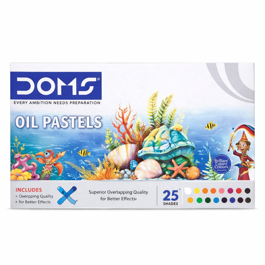 DOMS OIL PASTEL 25 SHADES BOX
