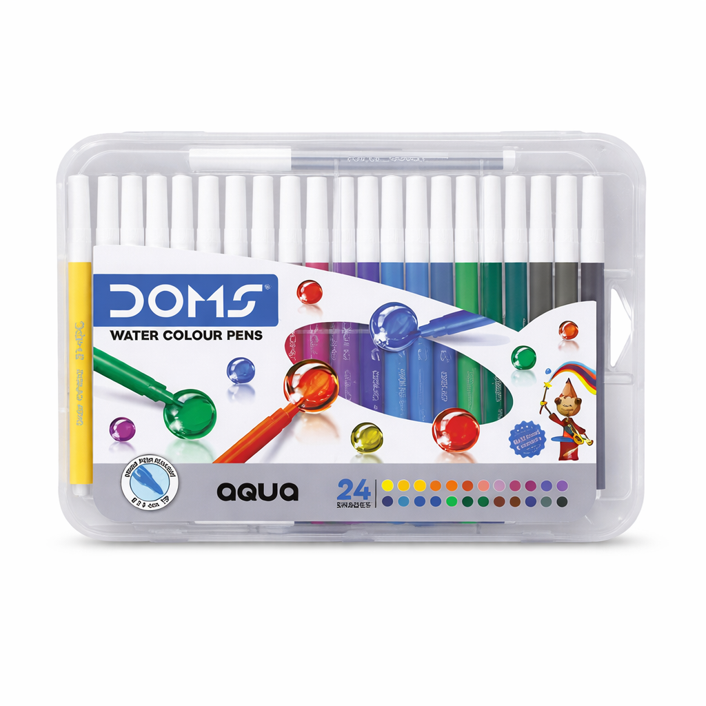 DOMS AQUA WATERCOLOUR PEN 24 SHADES