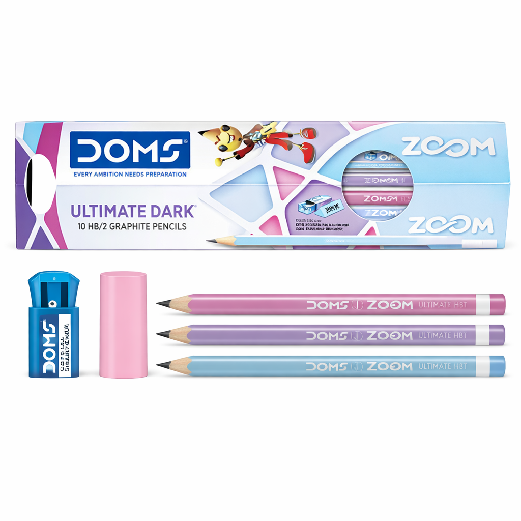 DOMS ZOOM TRIANGLE GRAPHITE PENCIL