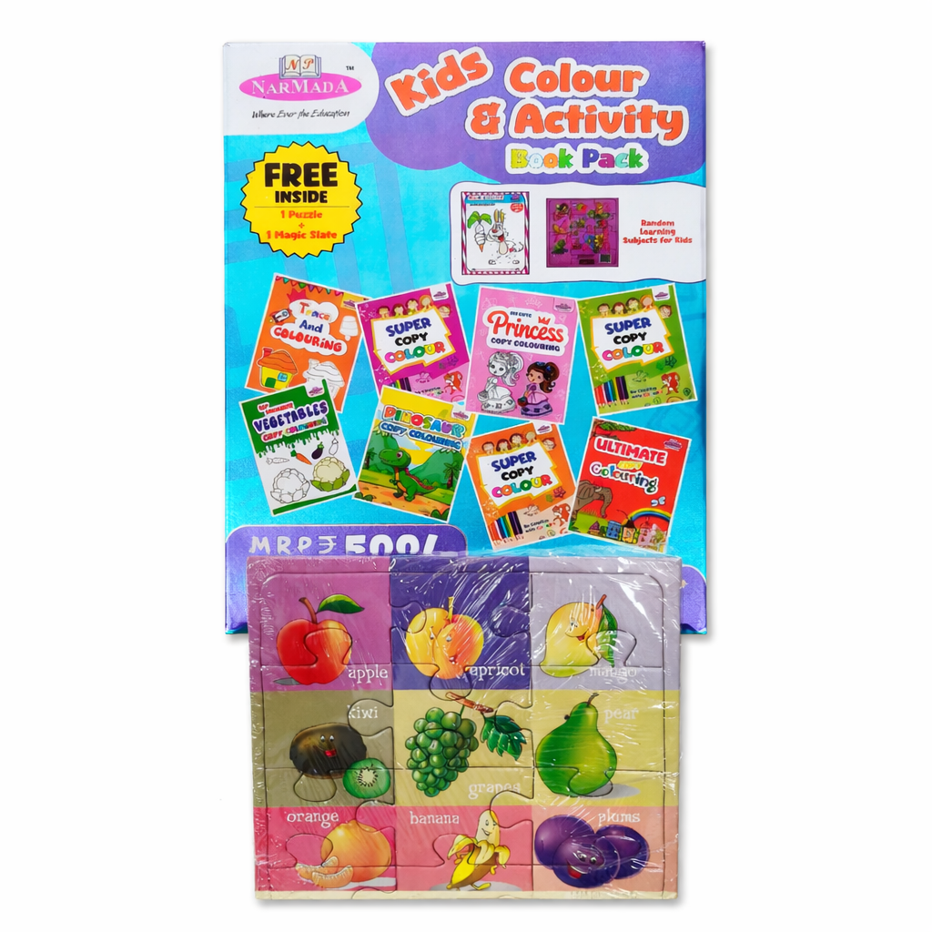 Kids Colour & Activity Book