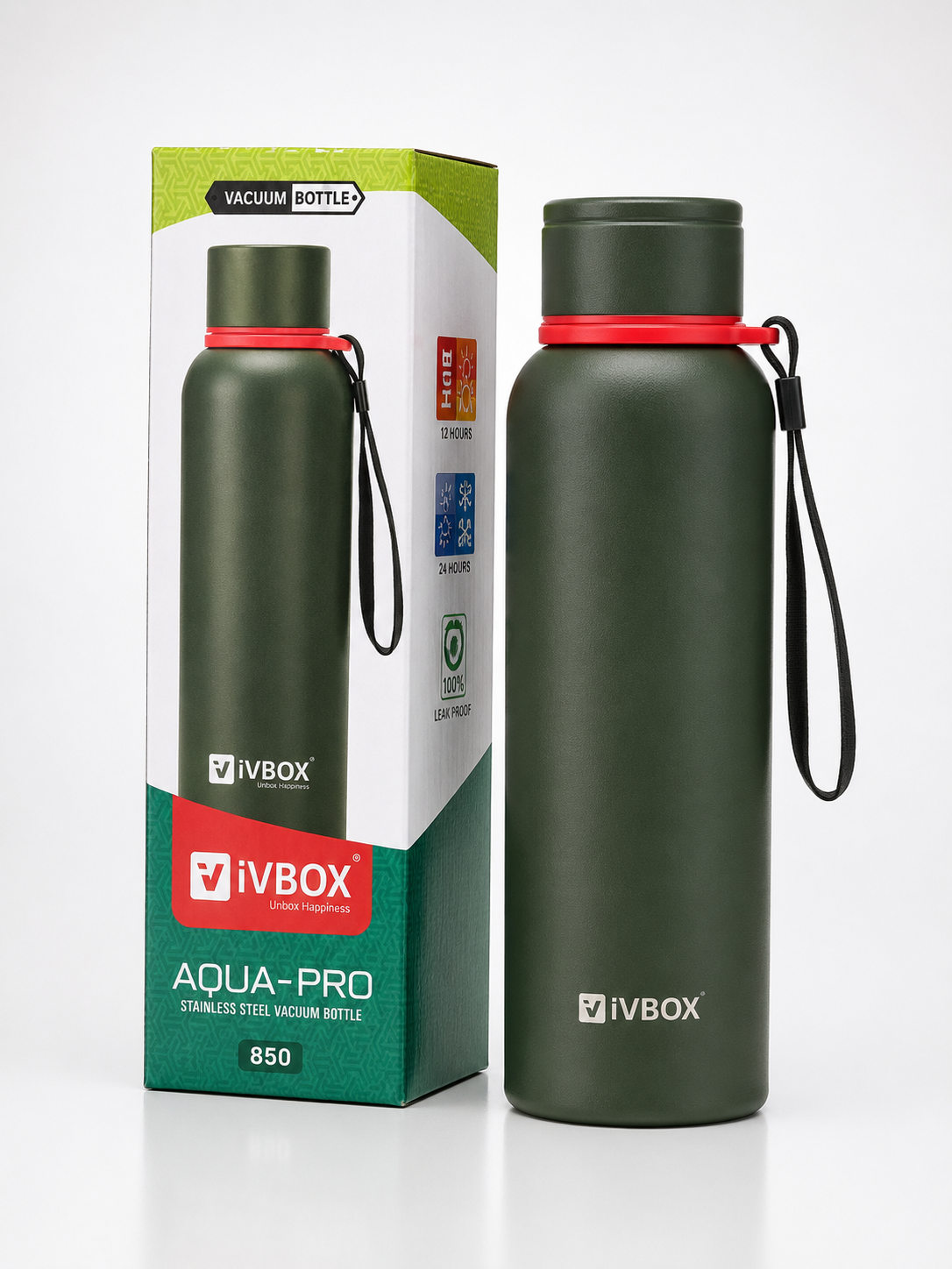 850ml Canvas Steel Bottle